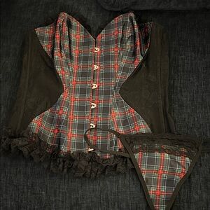 Adore Me Black Corset